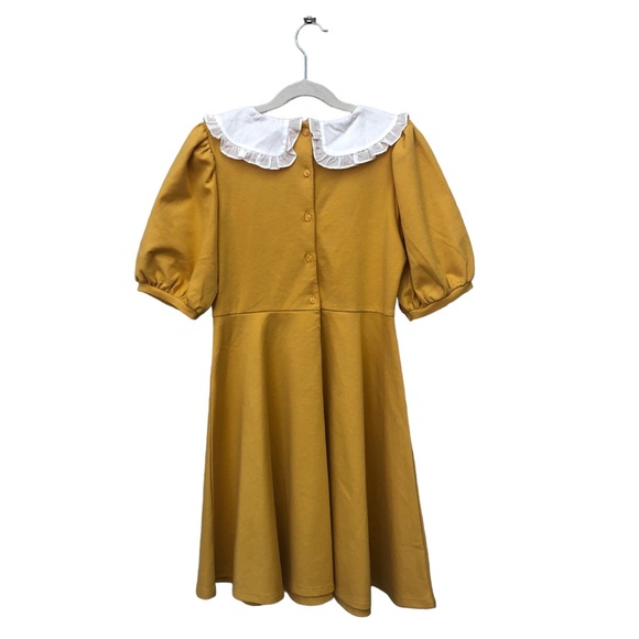 Janie & Jack Mustard Yellow Dress size 12 - Picture 10 of 12